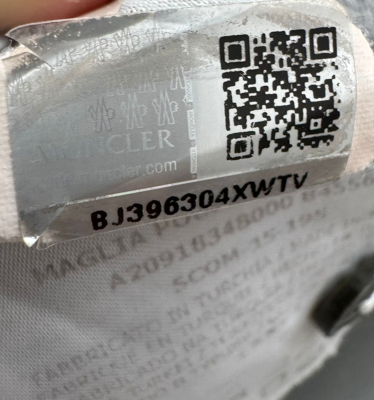 Moncler Long Sleeve Grey Polo - Size: XXL (24'' ptp)