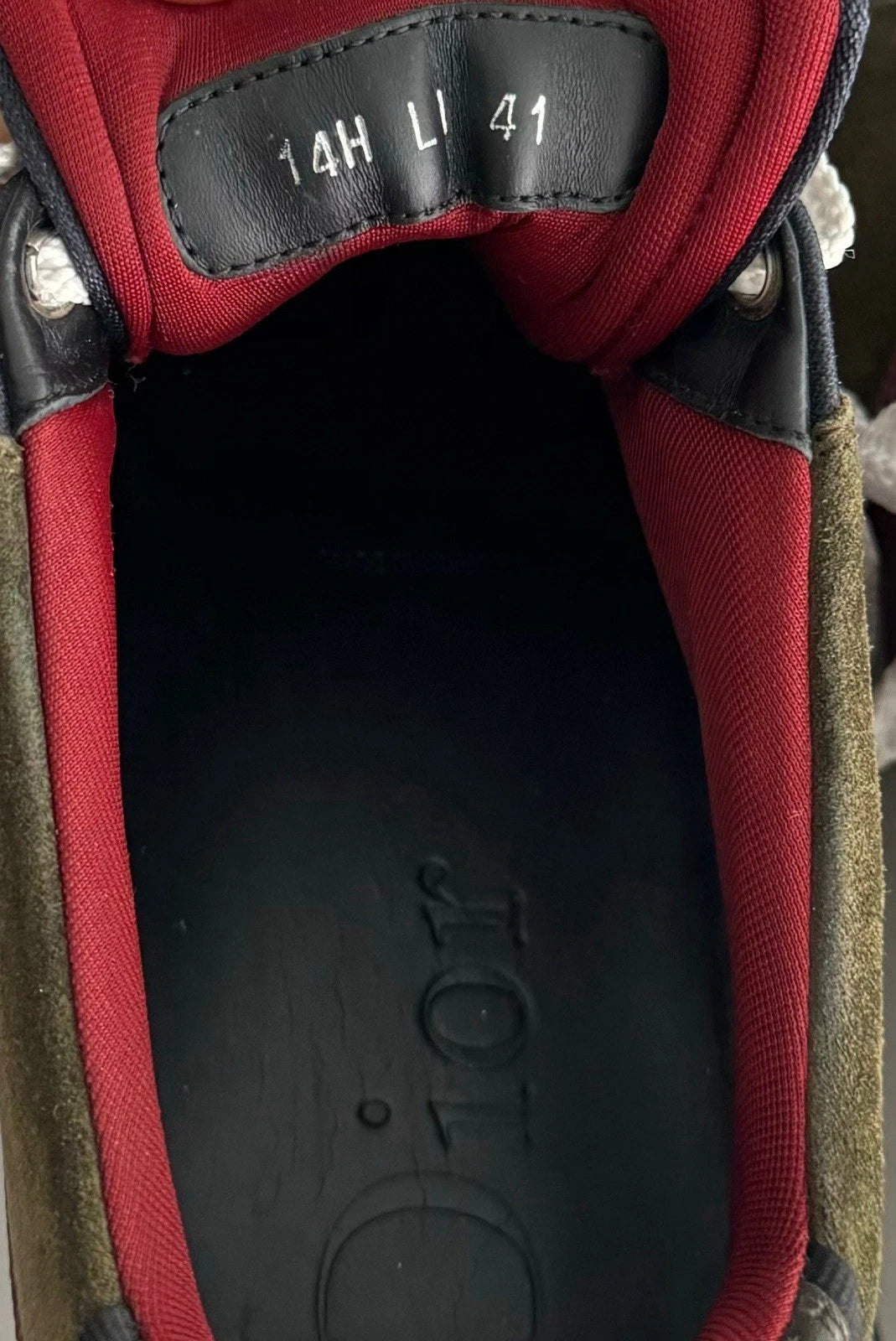 Dior Homme Low Top Suede Panelled Sneakers / Trainers - Size UK 7 (EU41)