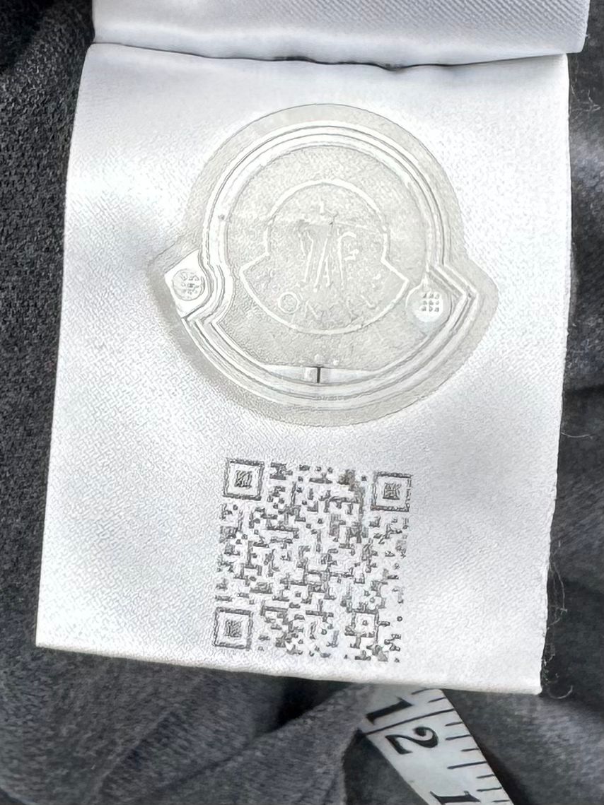 Moncler Grey Polo - 3XL (25'' PTP)