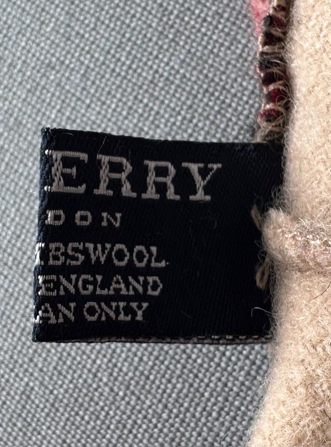 Burberry Nova Check Lambswool Poncho (Fits 8-12)