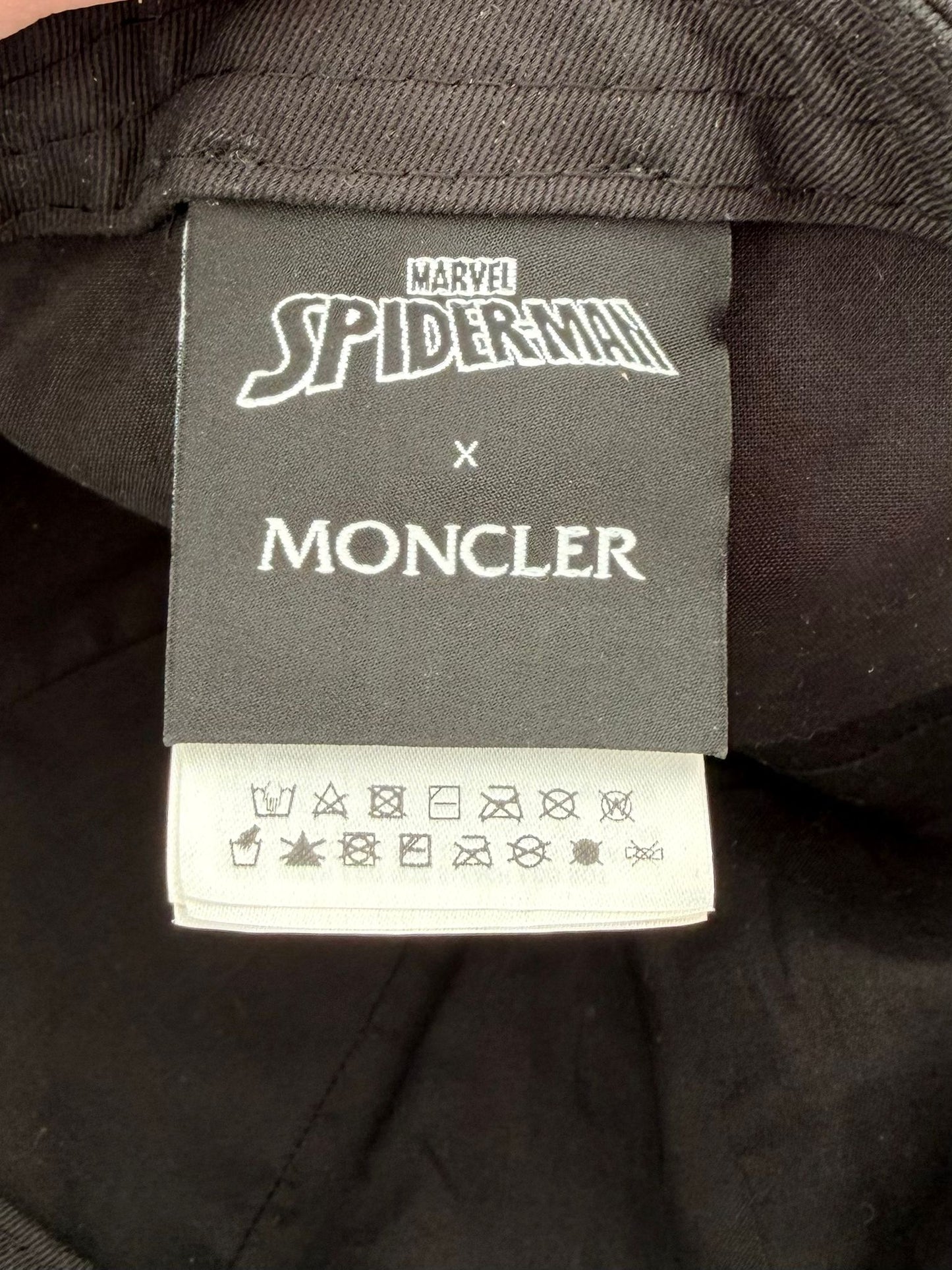Moncler x Marvel Spider-Man Patch Black Baseball Cap