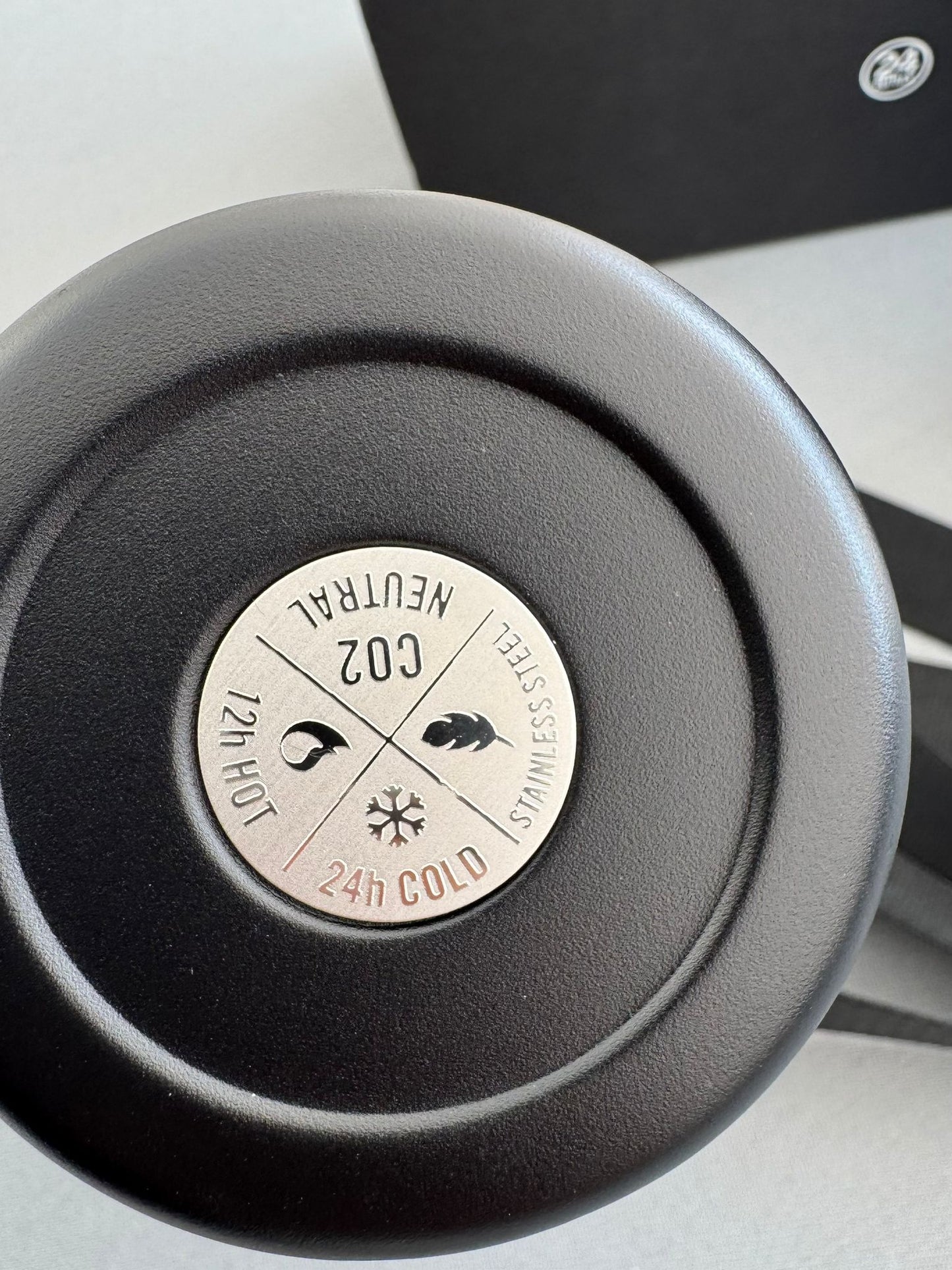 Stone Island X 24 Nylon Metal Black Stainless Steel Flask Water Bottle