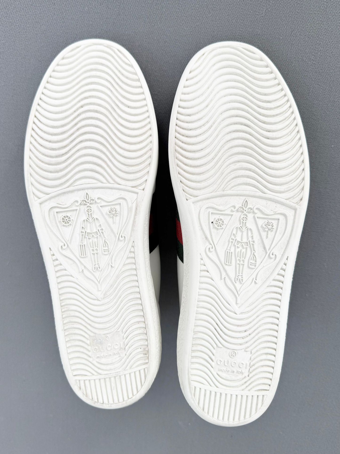 Gucci Ace Diamanté Arrow Trainers, Size 4 EU 37 - Authentic