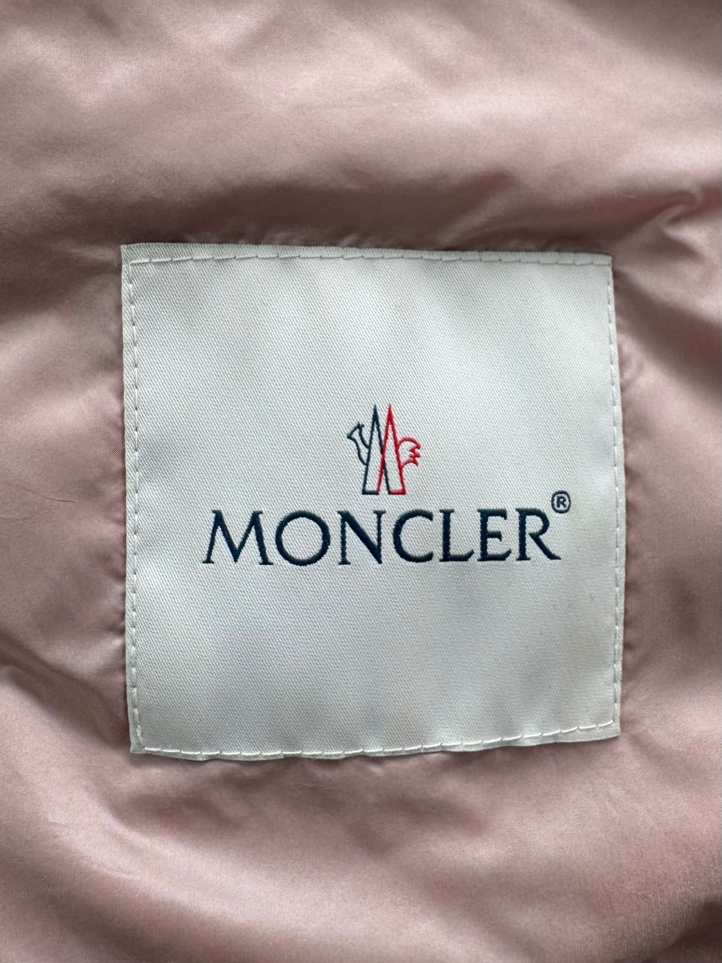 Moncler Dusky Pink Liane Down Gilet -Size 0 (Fits UK 6-8 )