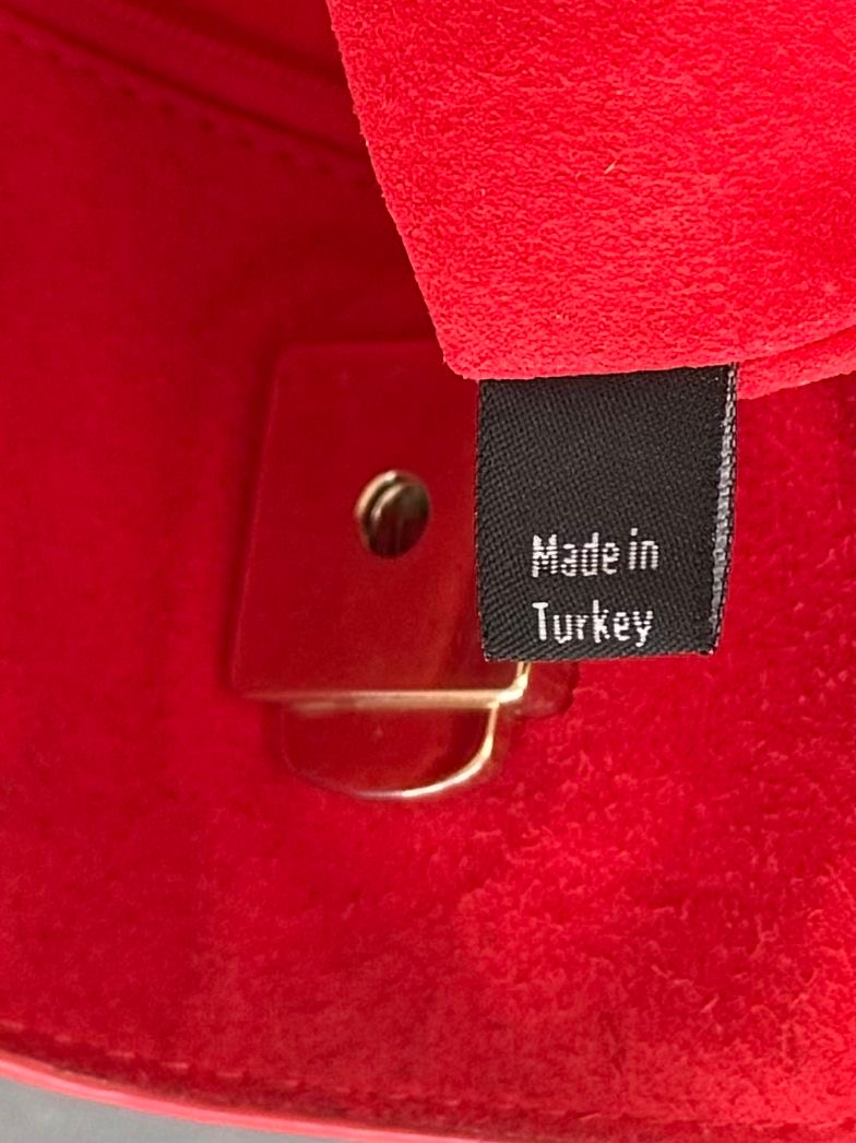 Mulberry Leather Tessie Tote in Poppy Red