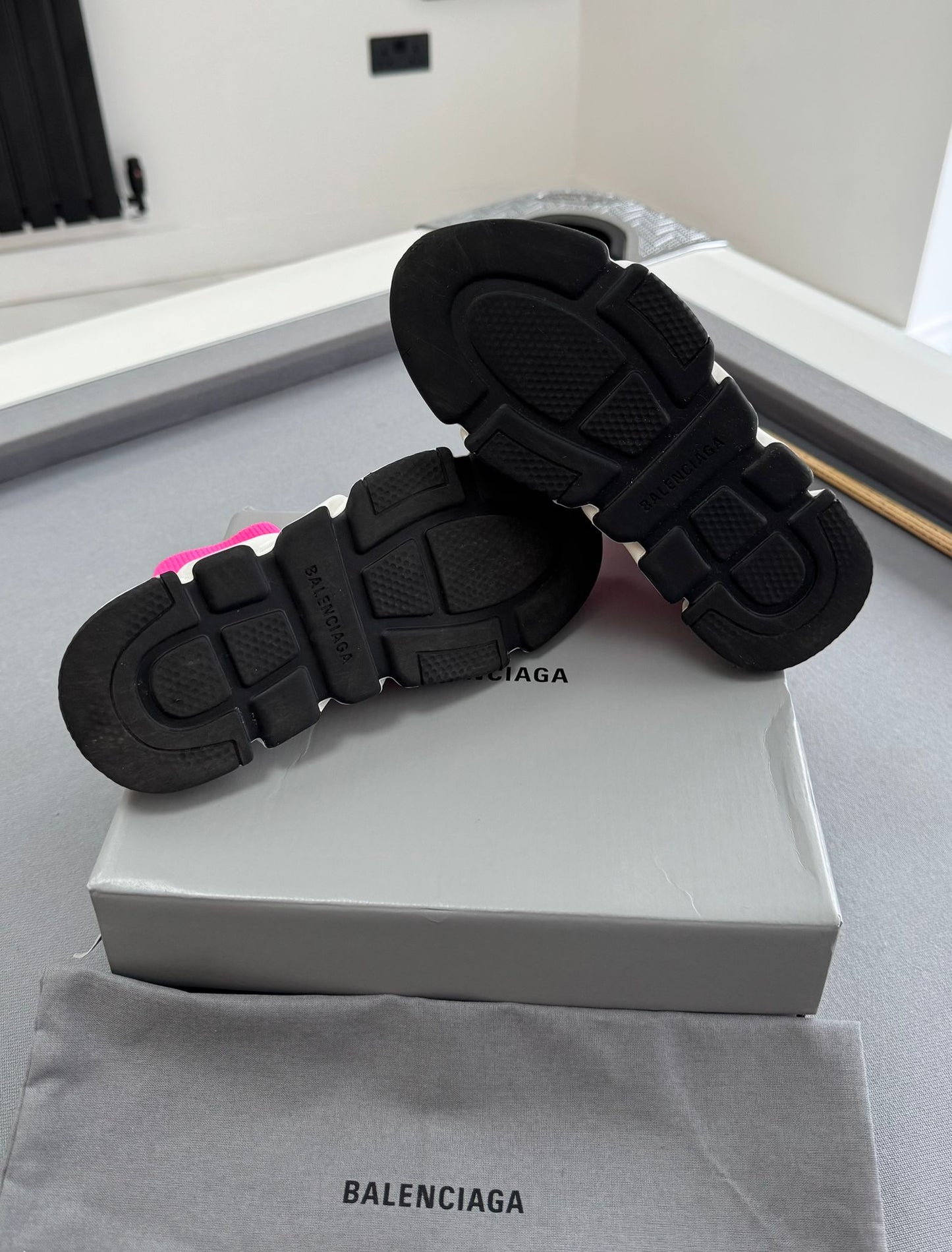 Balenciaga Speed Sock Trainers Pink Size EU 31-32 / UK 12-13