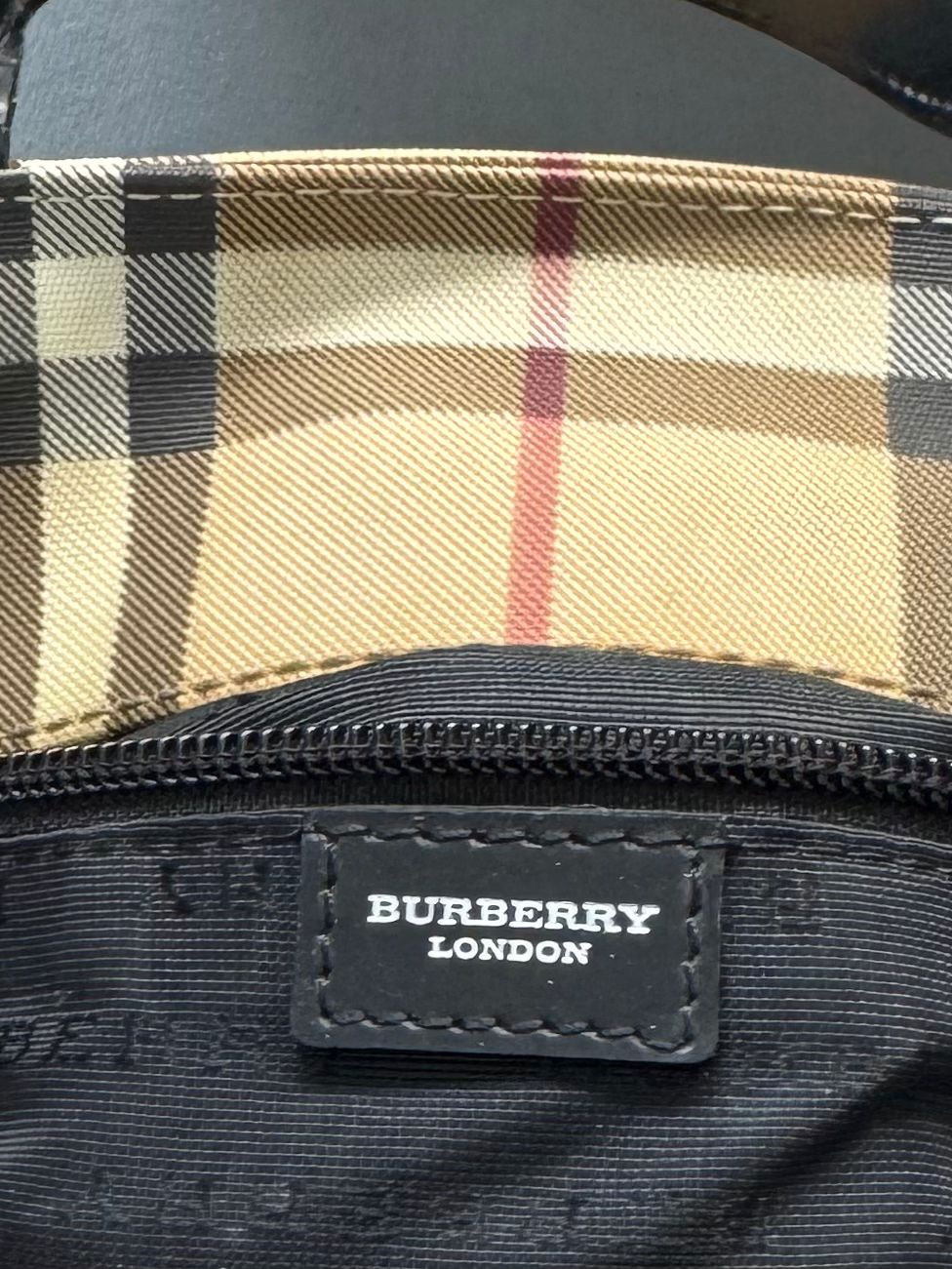 Burberry UPVC Check Tote Bag