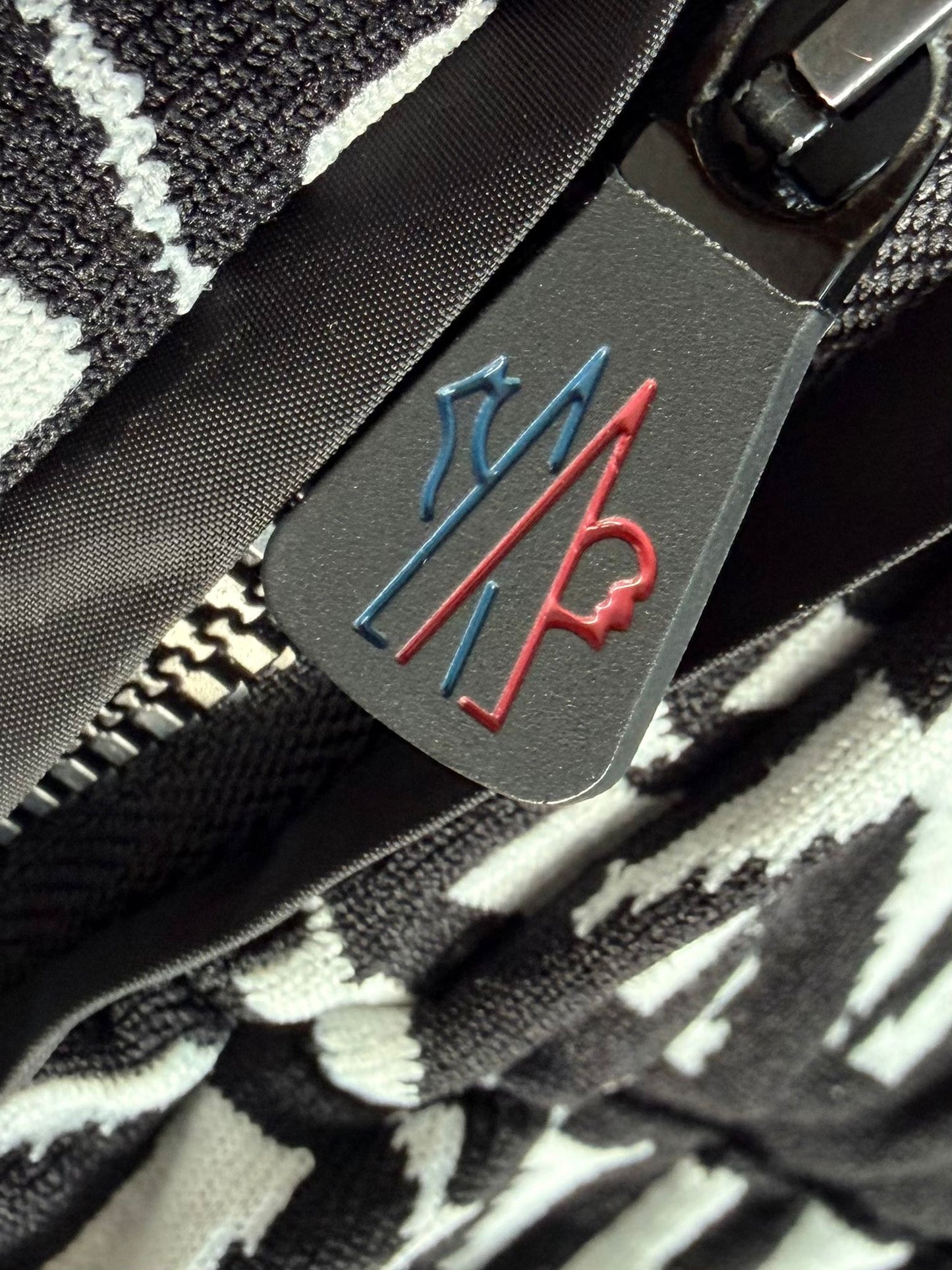 Moncler Grenoble All-Over Logo Print Tricot Hoodie - Medium (23.5''ptp)