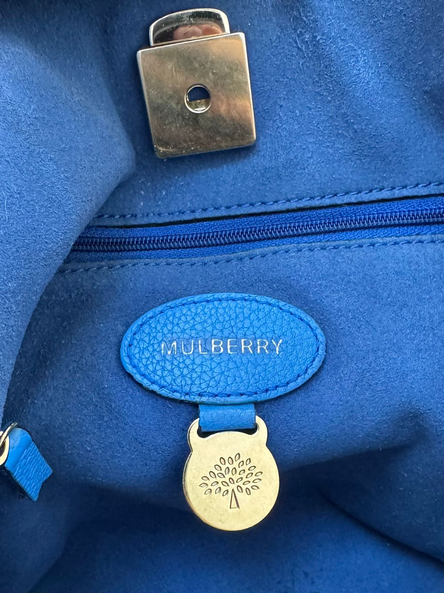 Mulberry Tessie Tote In Azure (Blue)