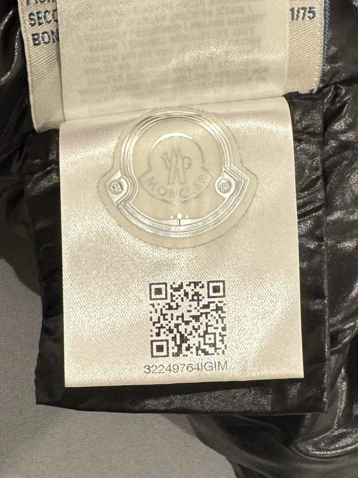 Moncler Ghany Black Padded Shell-Down Gilet - Size 00 - 17” PTP - Fits UK 6