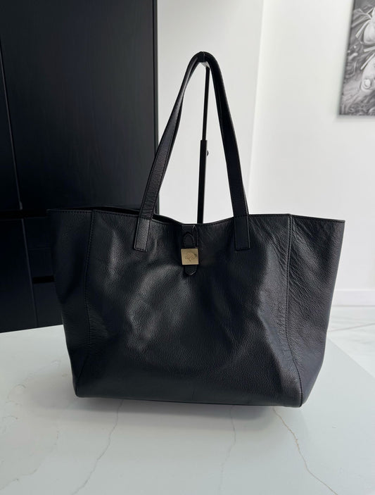 Mulberry Tessie Tote Bag In Black