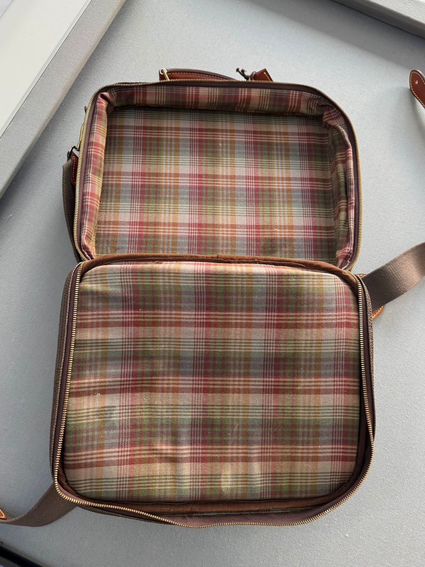 Mulberry Mole & Cognac Scotchgrain Briefcase