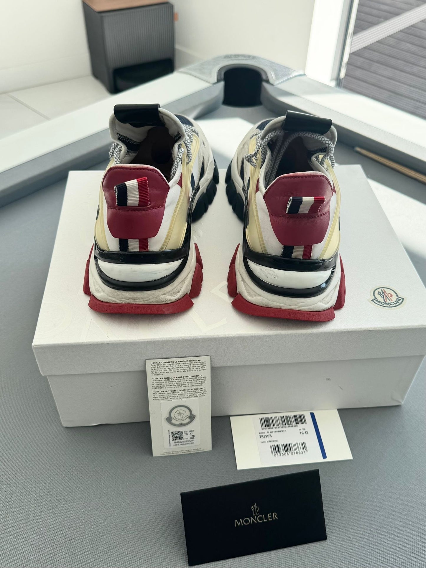 Moncler Trevor Trainers In Box - UK 9 - EU 43