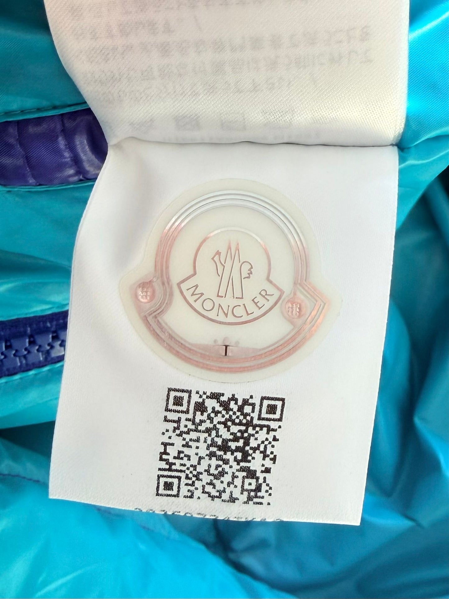 Moncler Blue Ragot Hooded Padded Gilet - Size: 6 (26''ptp)