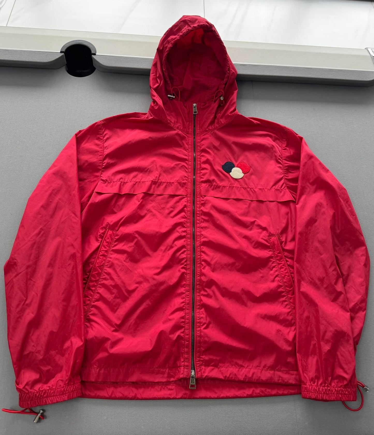 Moncler Red Feyence Jacket - Size 3 - PTP 25.5” - Fits XL / XXL