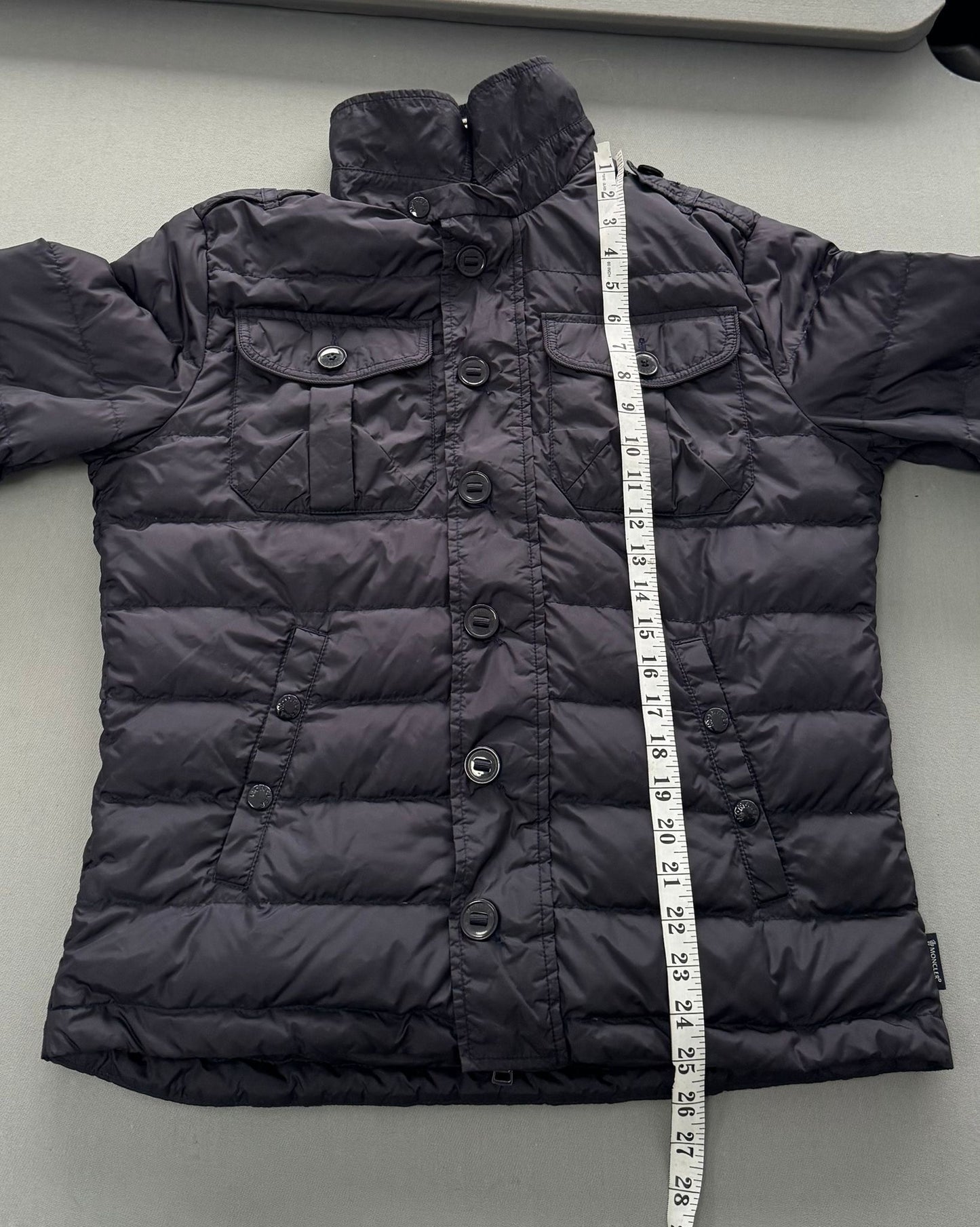 Moncler Navy Mekong Jacket - Size: 2 (22'' PTP)