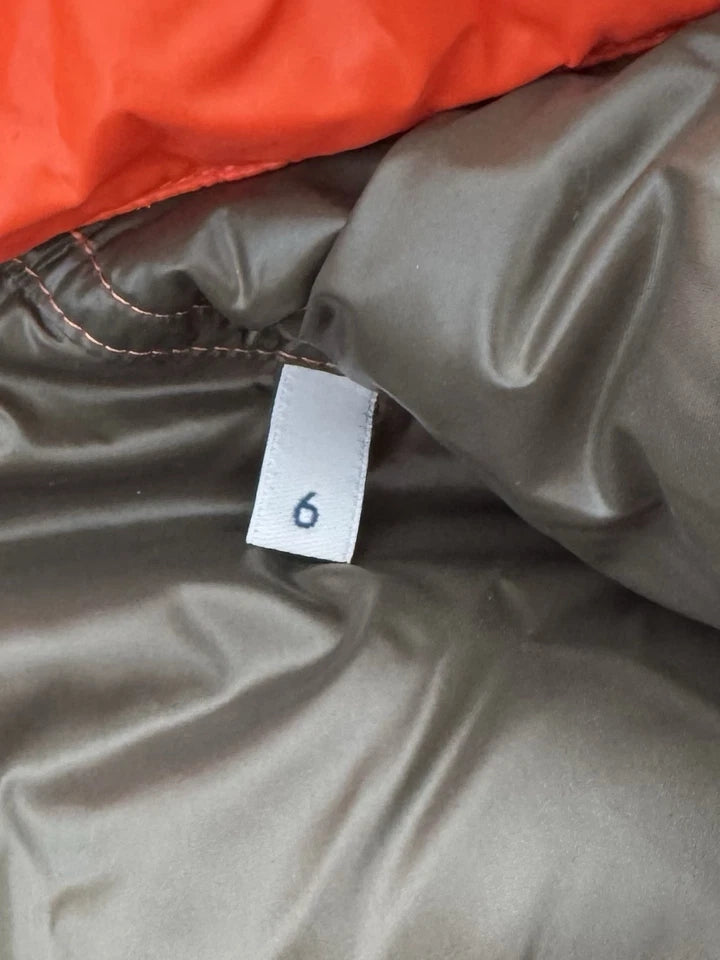 Moncler Orange Bormes Gilet - Size 6 (XL /XXL) 26” PTP