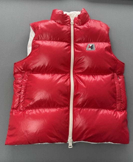 Moncler Monginevro Down Red Gilet - Size 2( Medium/Large ) 23” PTP