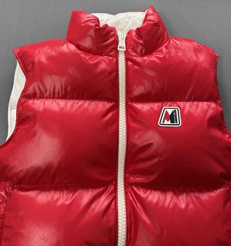 Moncler Monginevro Down Red Gilet - Size 2( Medium/Large ) 23” PTP