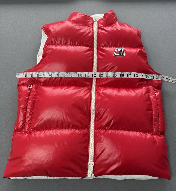 Moncler Monginevro Down Red Gilet - Size 2( Medium/Large ) 23” PTP