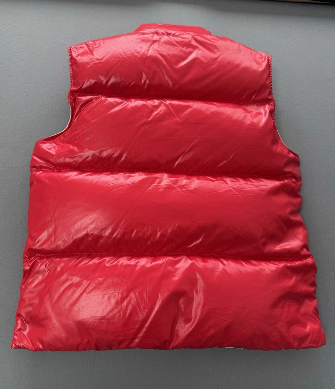 Moncler Monginevro Down Red Gilet - Size 2( Medium/Large ) 23” PTP
