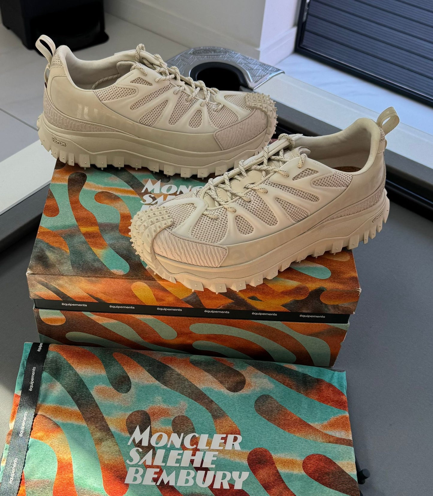 Moncler Amoeba Trainers Trailgrip by Salehe Bembury UK 9 - EU 43 - Brand New