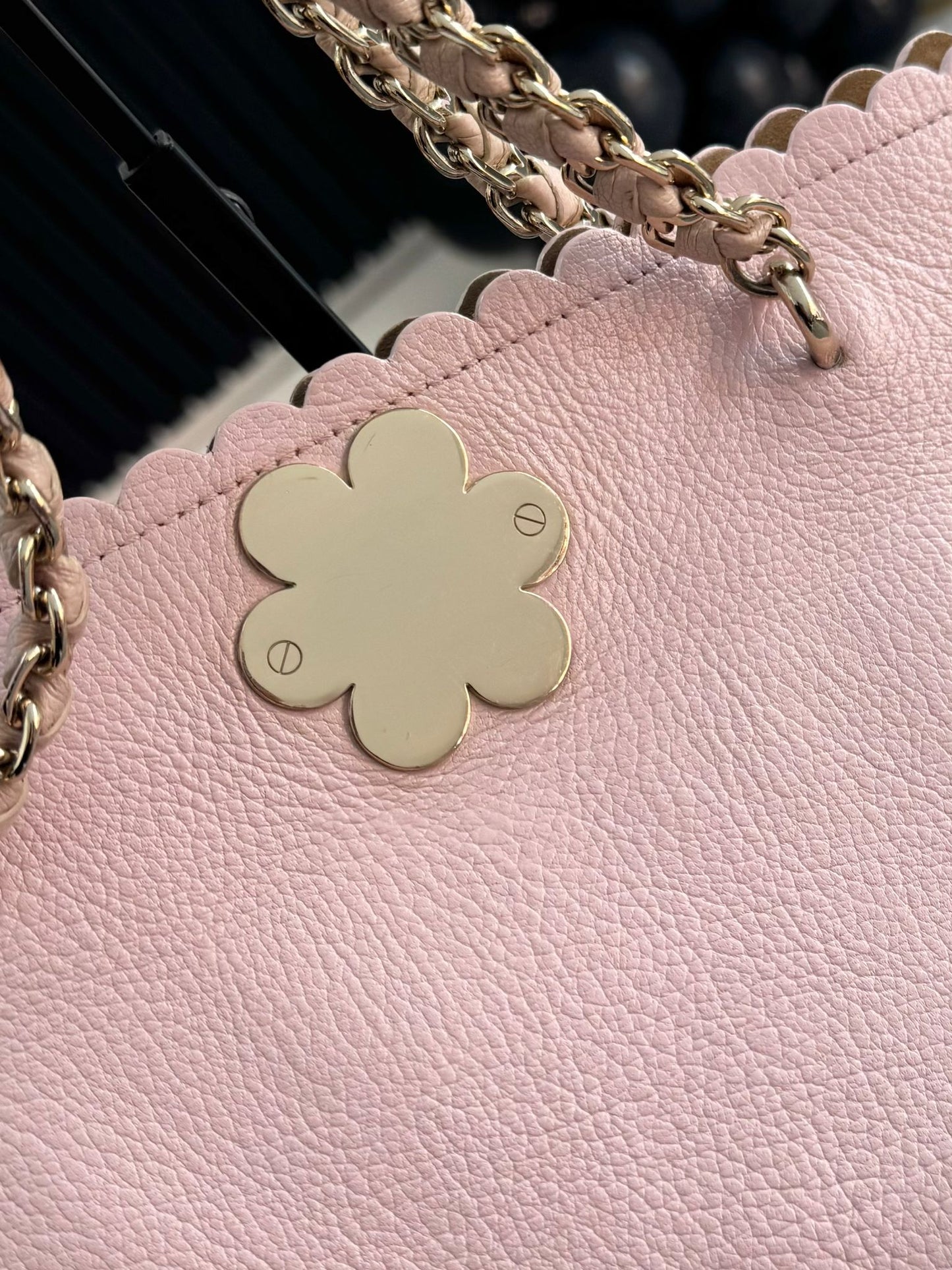 Mulberry Cecily Flower Baby Pink Tote
