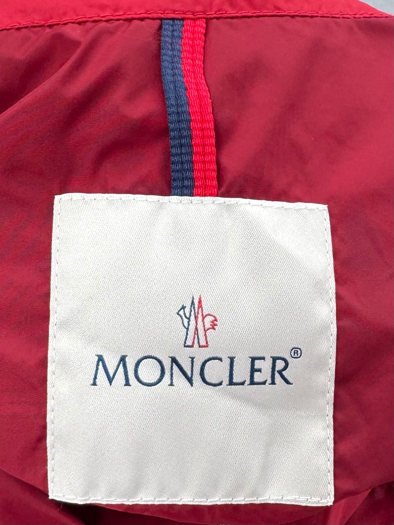 Moncler Red Renoir Jacket - Size 6 - PTP 26” - Fits XL / XXL