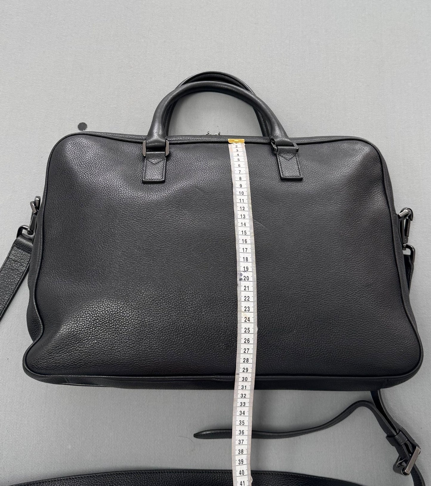 Mulberry Theo Dark Grey Laptop Bag Document Briefcase