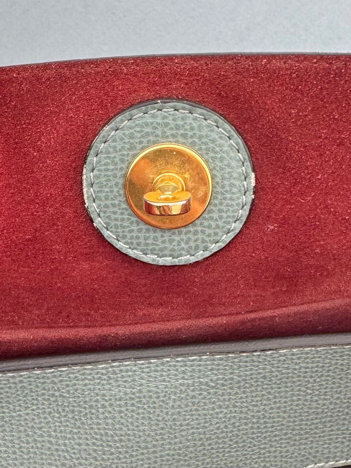 Mulberry Bayswater Tote In Antique Blue With Gold Hardware - Limited Edition