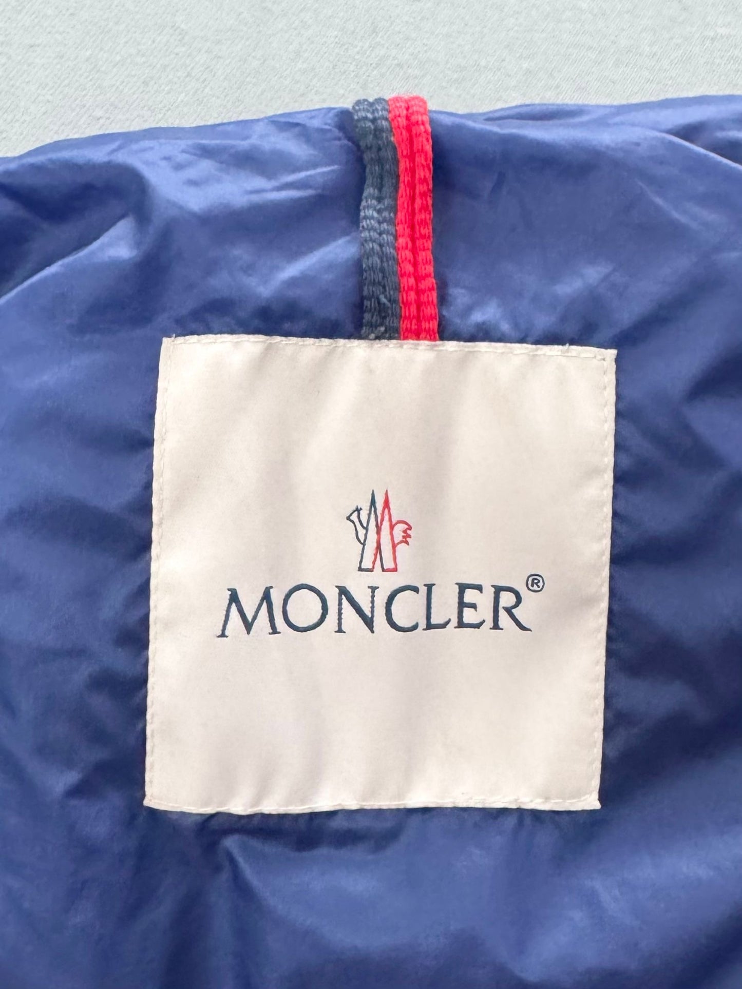 Moncler Blue Agay Down Jacket - Size 3 (22''PTP)