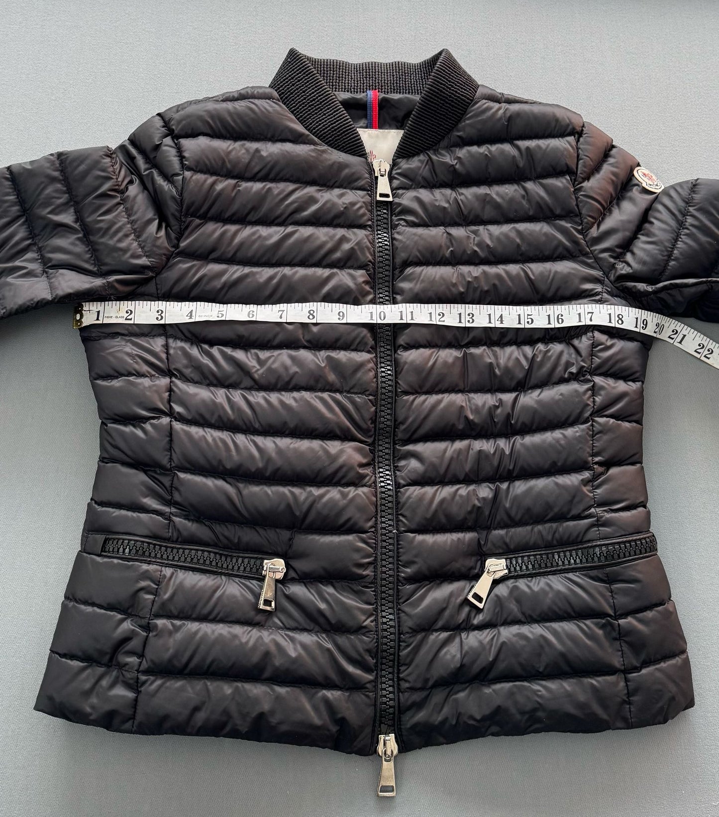 Moncler Blen Black Down Jacket - Fits UK 10 - Size 3 (20” PTP)
