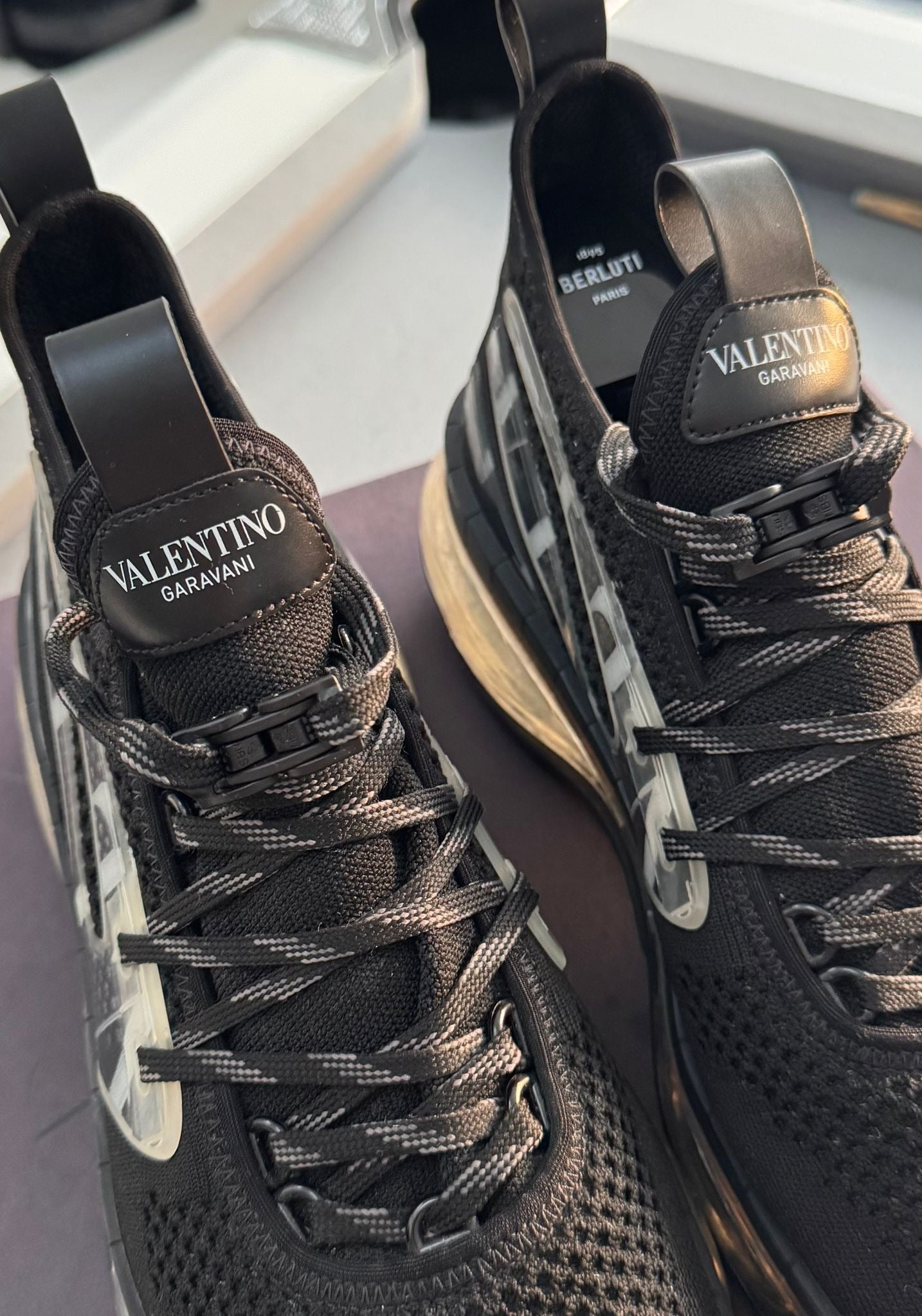 Valentino Garavani Cloudknit Air 'Black' - UK 10 - EU 44