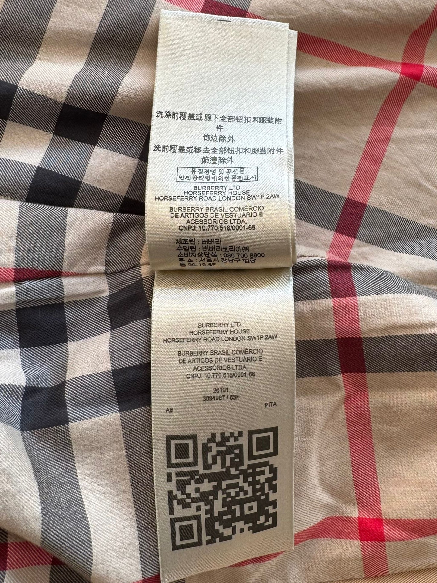 Burberry Sandringham Trench Coat - Size UK12 (20''ptp)