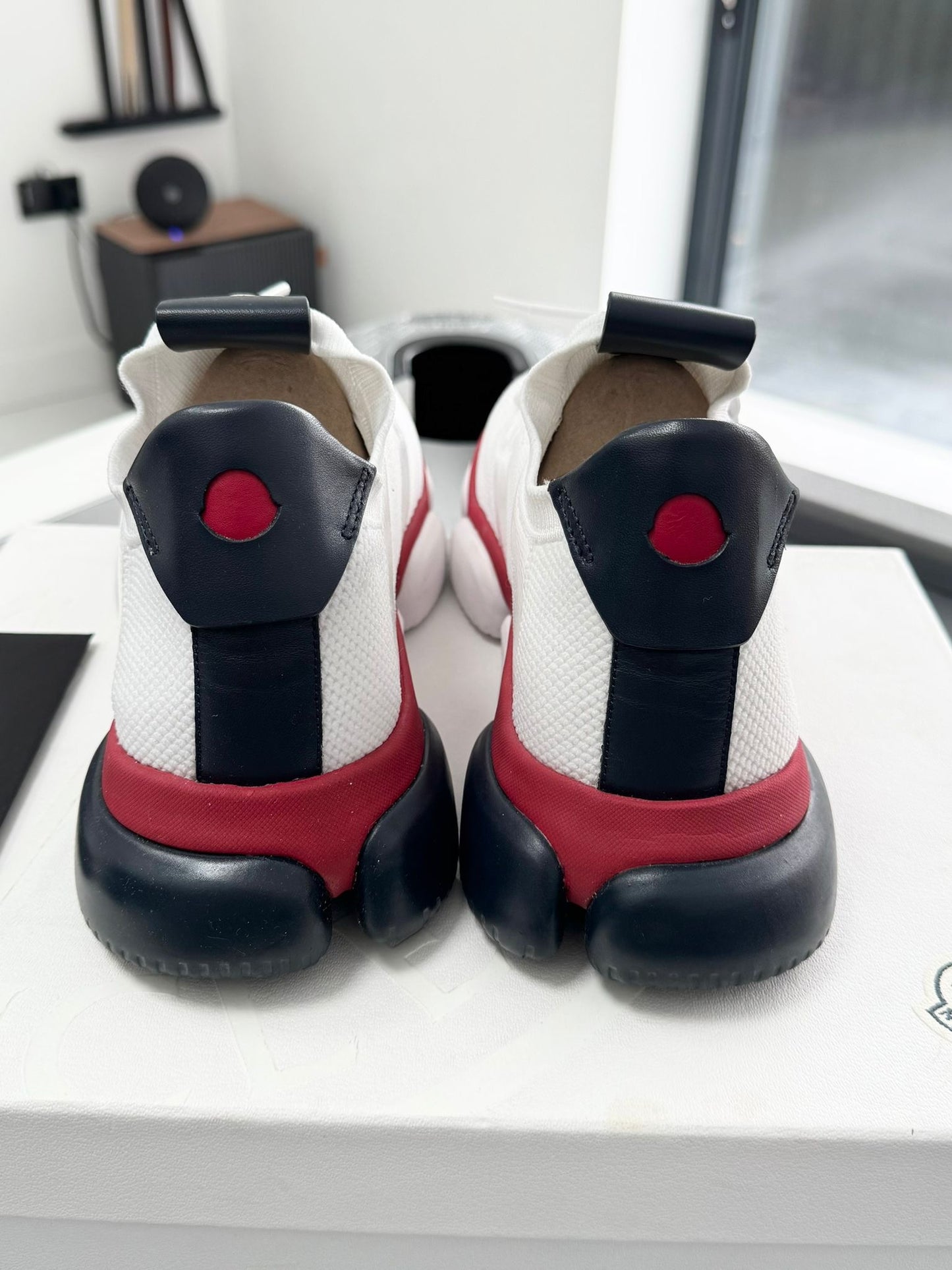 Moncler White Bubble Trainers - UK8 (EU42) Fit UK 9