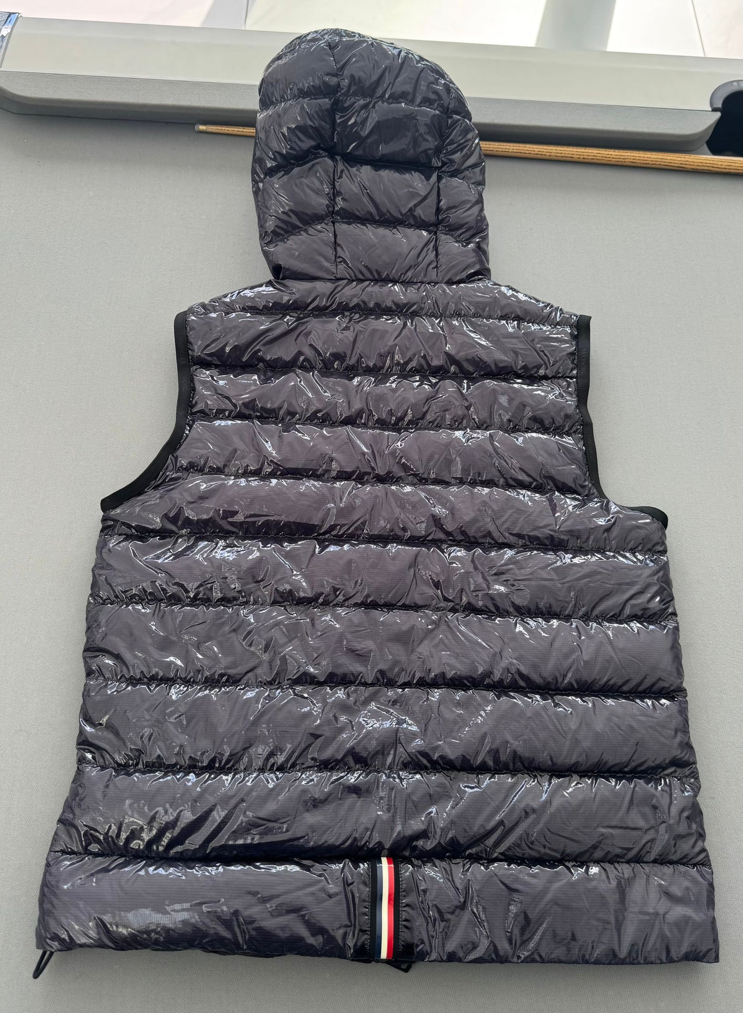 Moncler Lappe Navy Gilet - Size 1 - 21” PTP - Medium