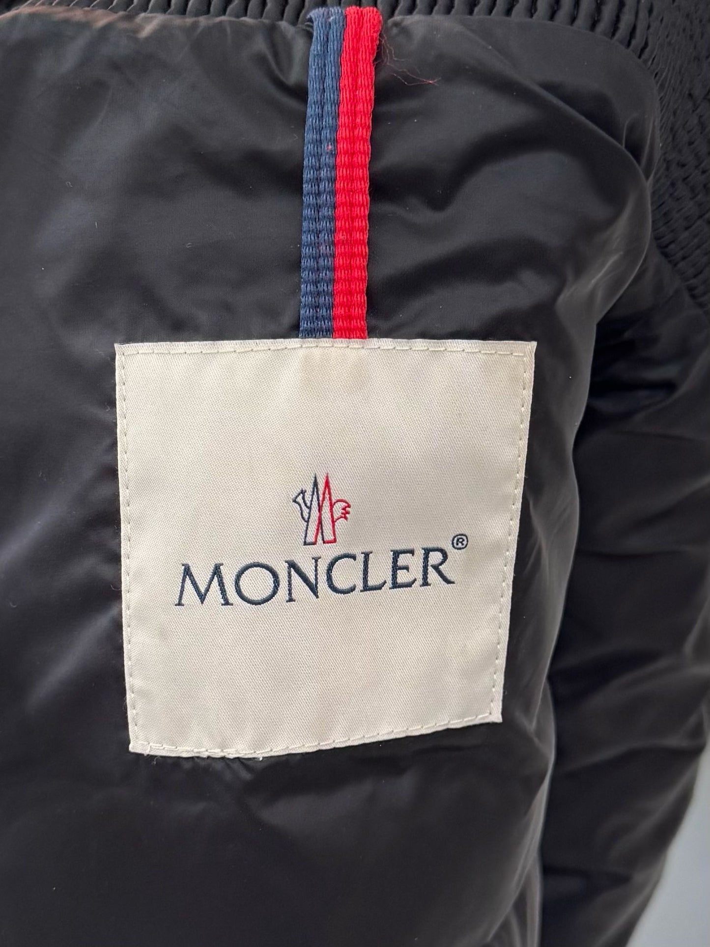 Moncler Blen Black Down Jacket - Fits UK 10 - Size 3 (20” PTP)