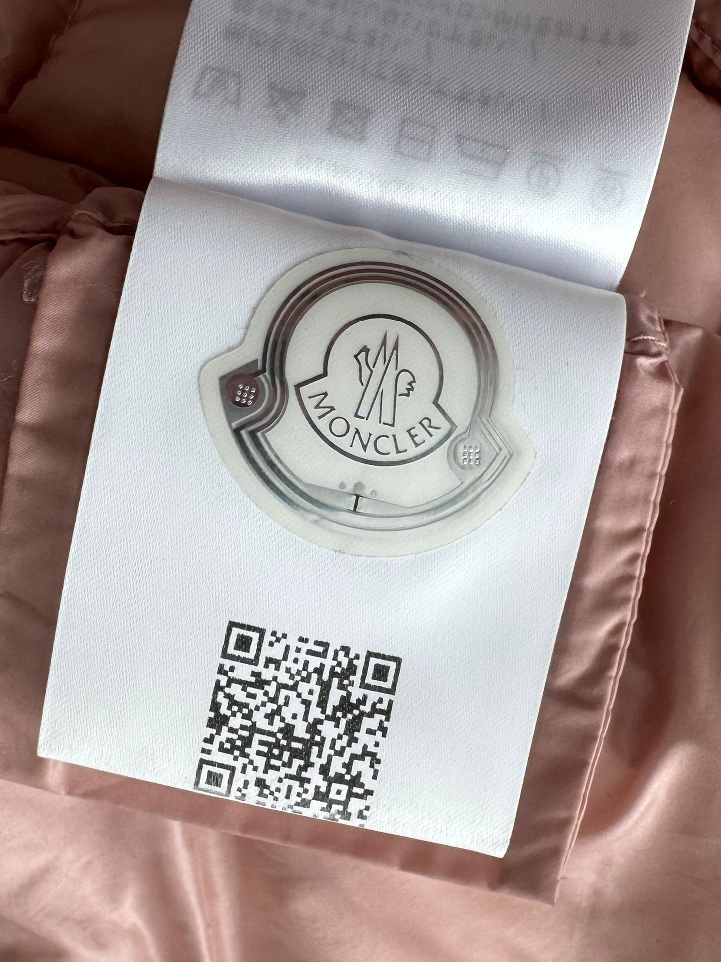 Moncler Dusky Pink Liane Down Gilet -Size 0 (Fits UK 6-8 )