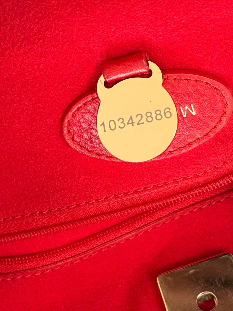 Mulberry Leather Tessie Tote in Poppy Red