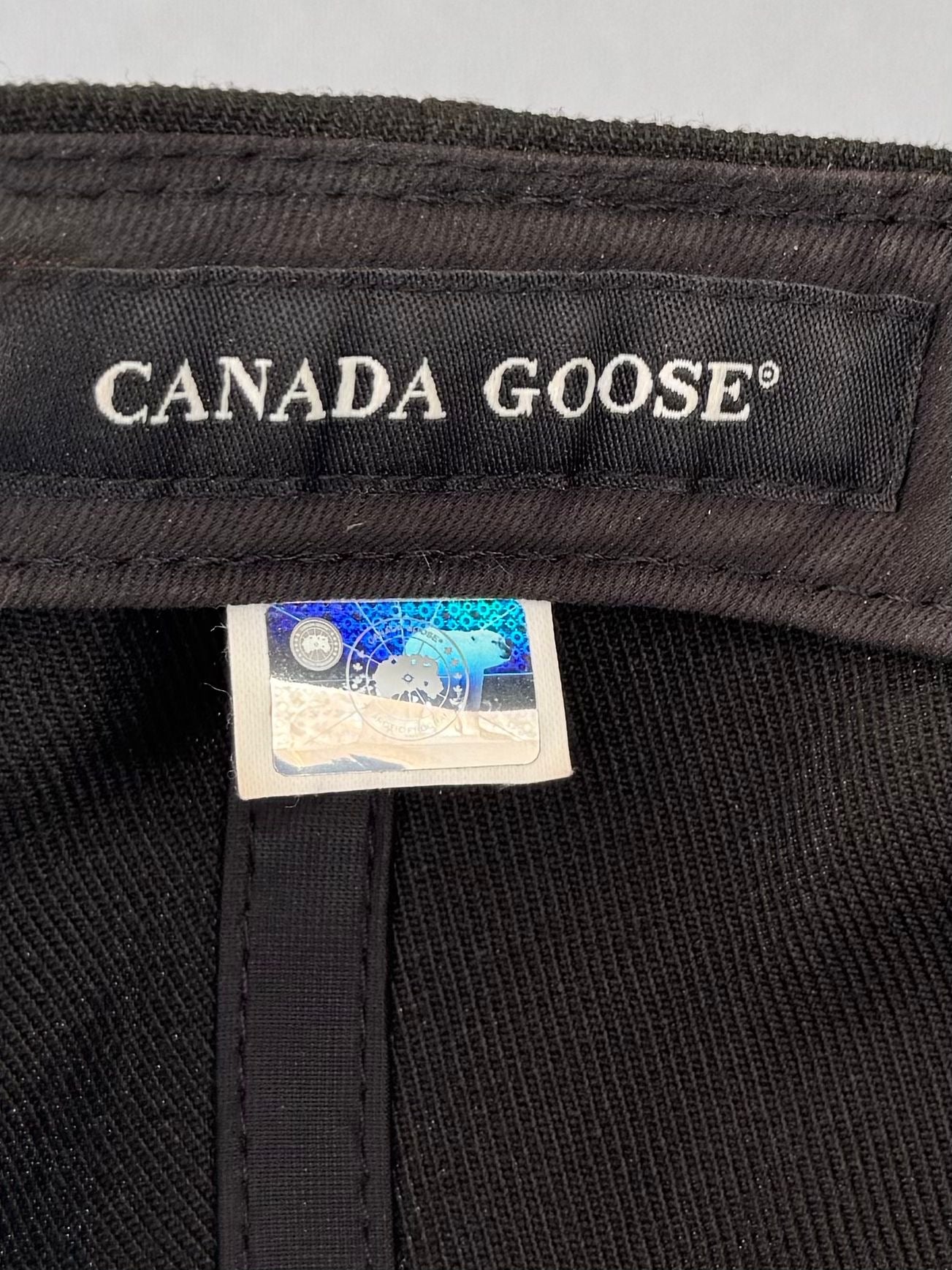 Canada Goose Arctic Disc Black Baseball Cap