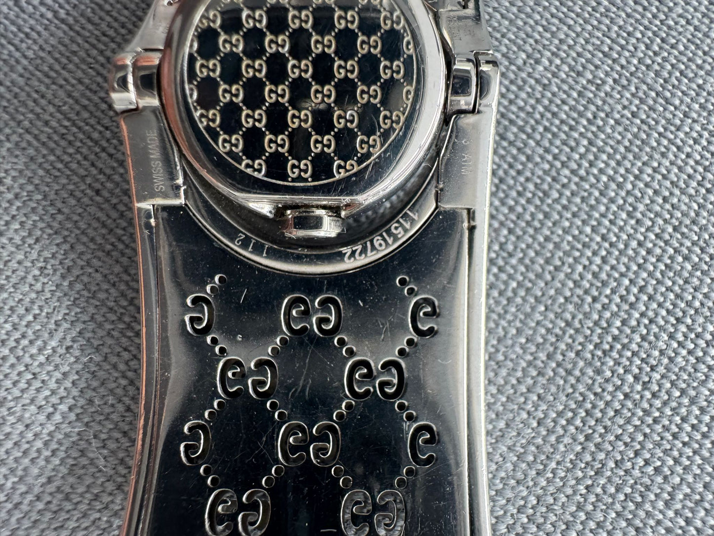 Gucci Diamond Bangle GG Women's Quartz Watch - Boxed