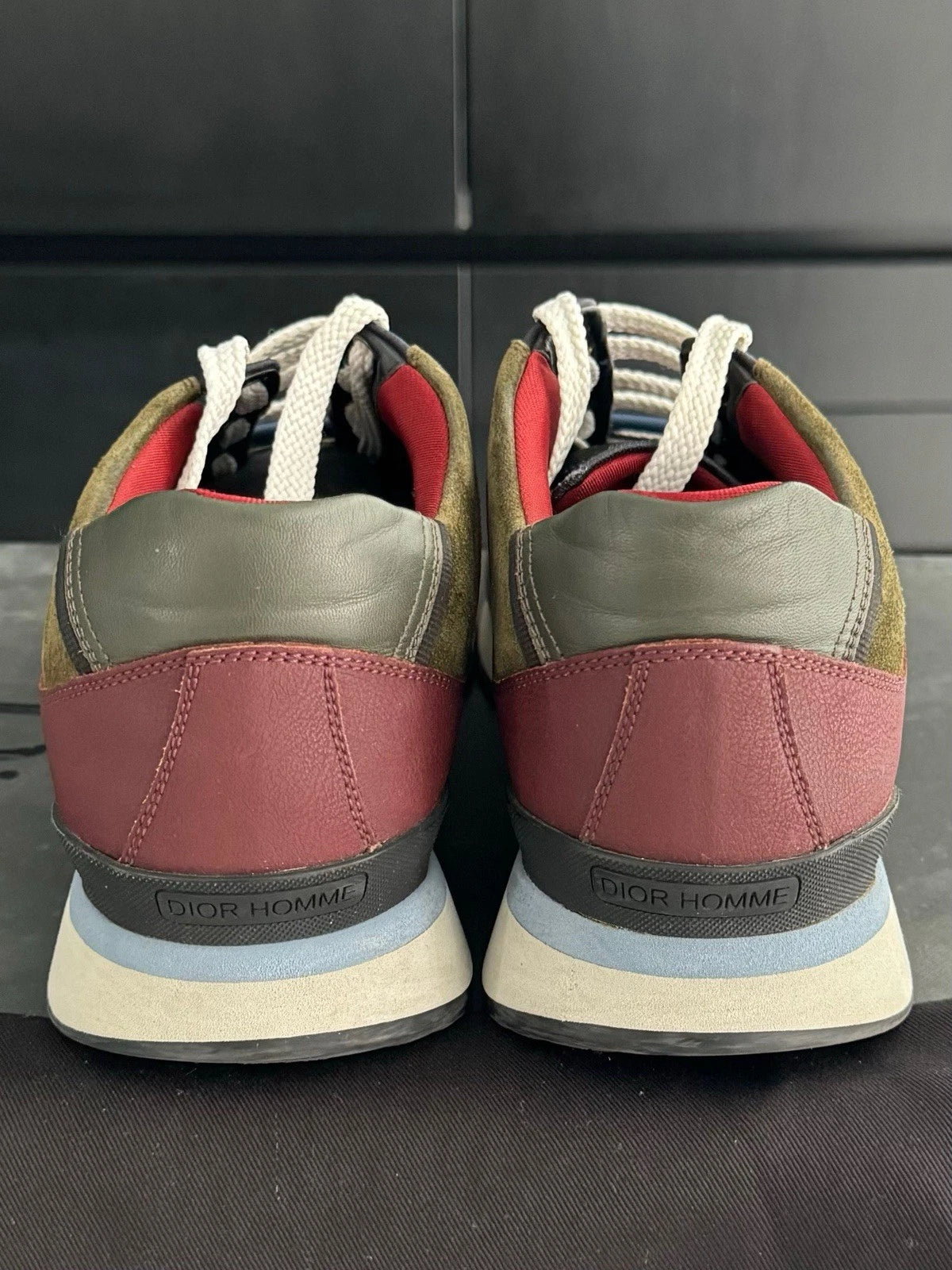 Dior Homme Low Top Suede Panelled Sneakers / Trainers - Size UK 7 (EU41)