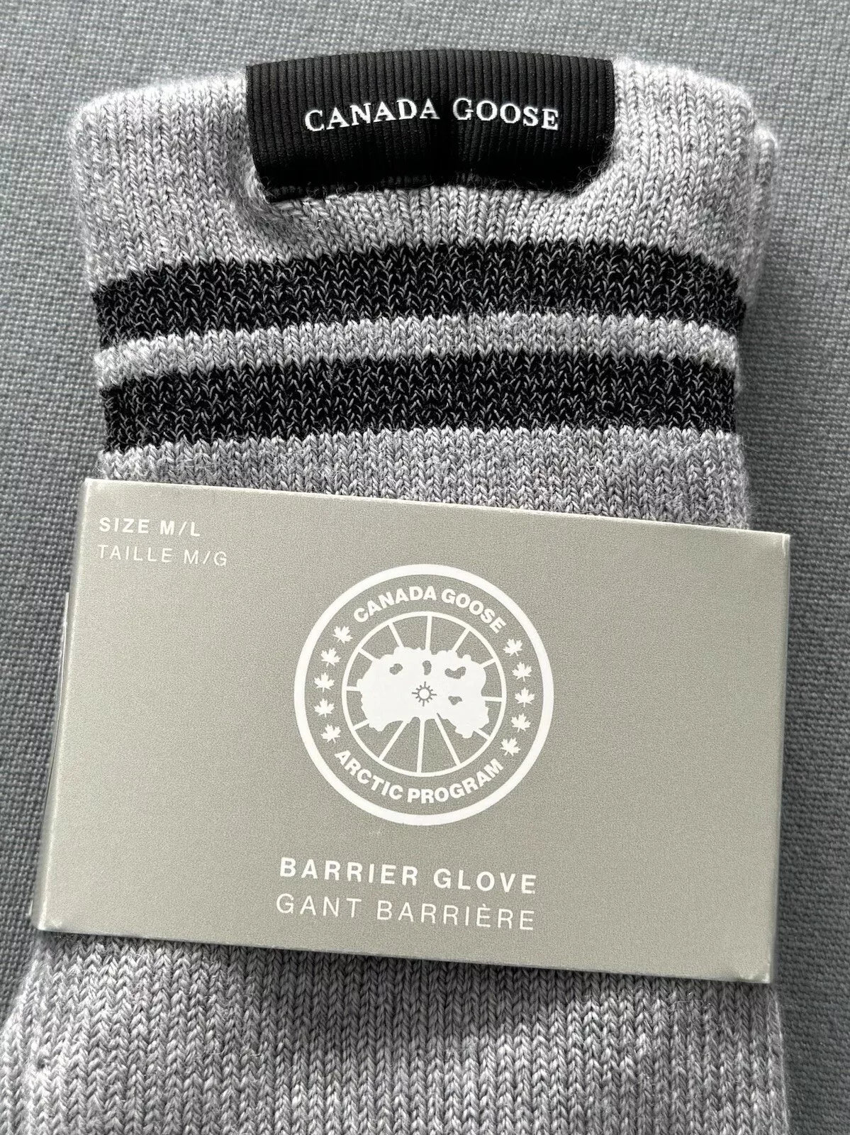 Canada Goose Barrier Reflective Gloves - Heather Grey - L/XL