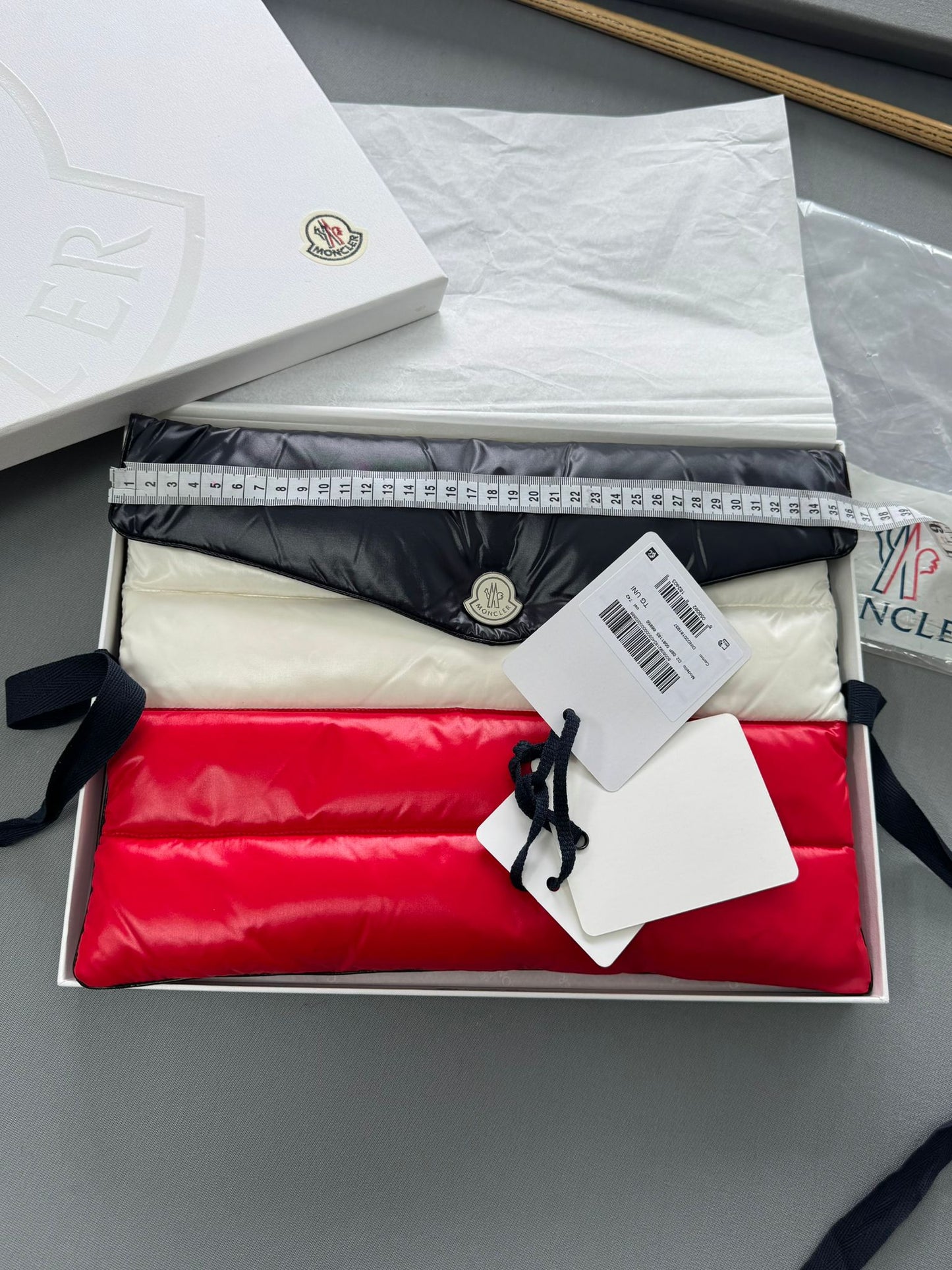 Moncler Busta Piumino Puffer Down Laptop Sleeve Case Clutch - Limited Edition