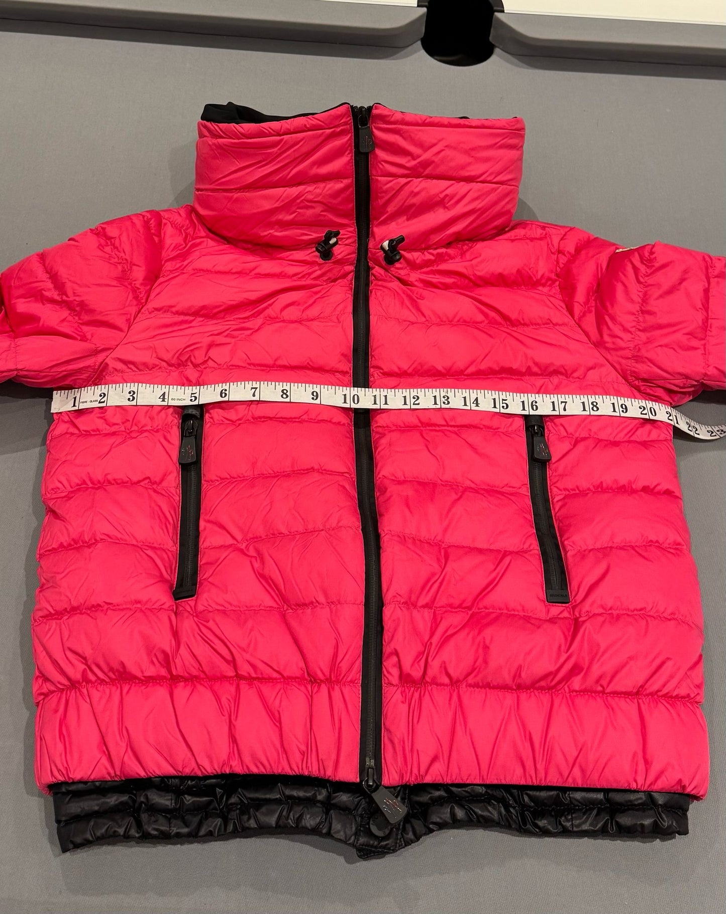 Moncler Grenoble Vonne Pink Down Jacket - Size 2 - Fits UK 10