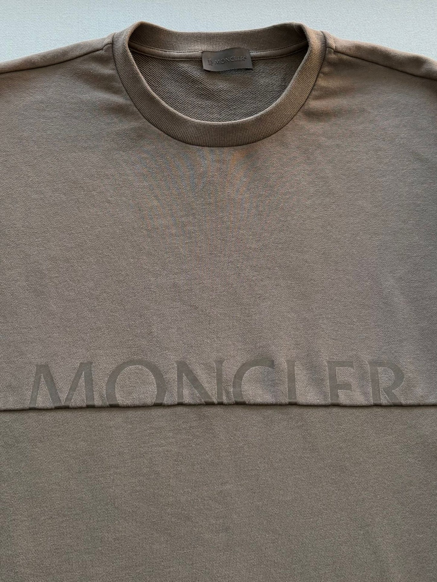 Moncler Grey Sweater - Size: XXL (25''ptp)