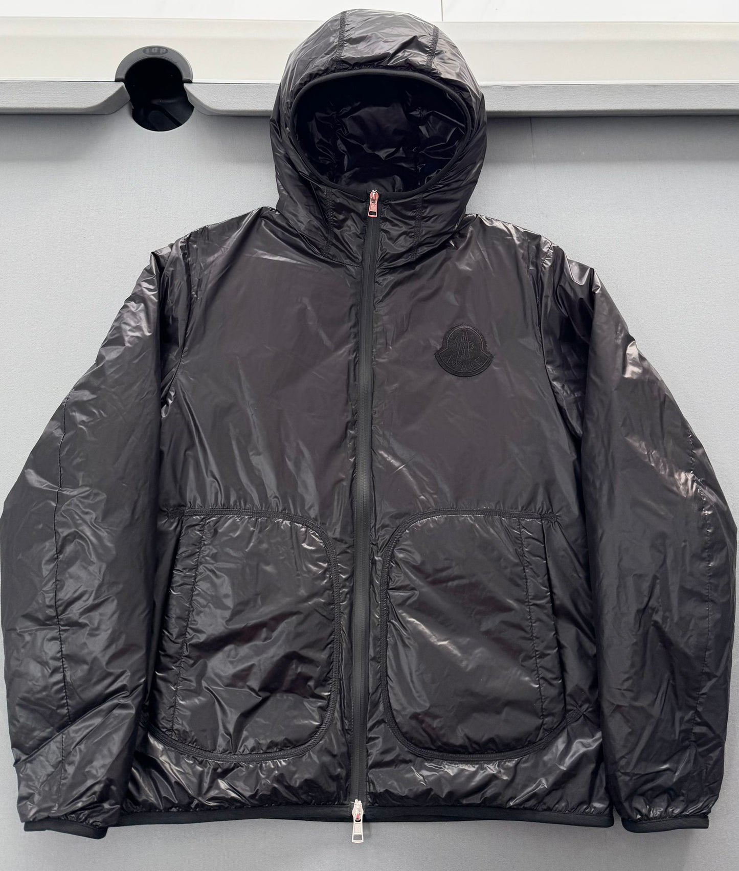 Moncler Awake Black Lau Windbreaker Jacket - Size 3 - PTP 23” - Fits Large