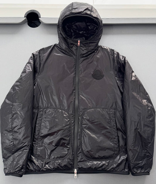 Moncler Awake Black Lau Windbreaker Jacket - Size 3 - PTP 23” - Fits Large