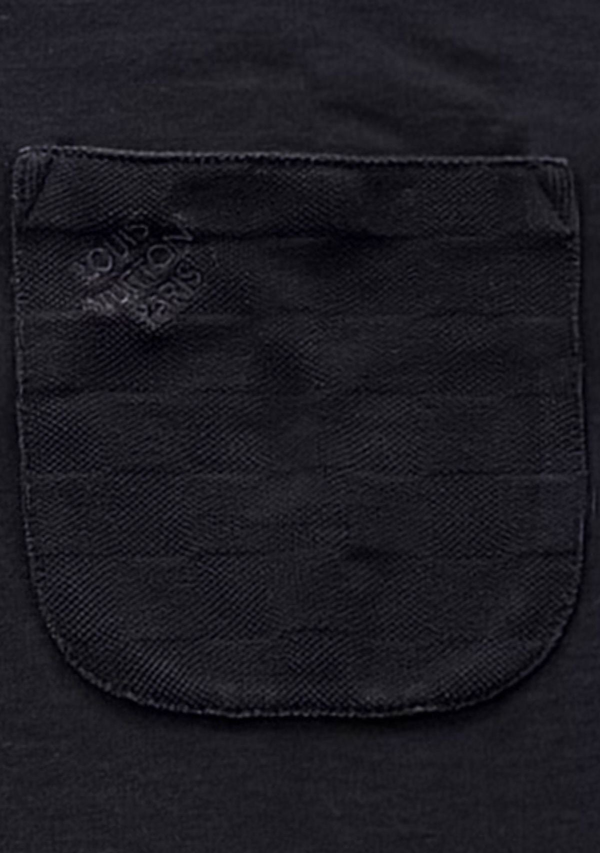 Louis Vuitton Black Half Damier Pocket T Shirt - XL (21.5'' PTP)