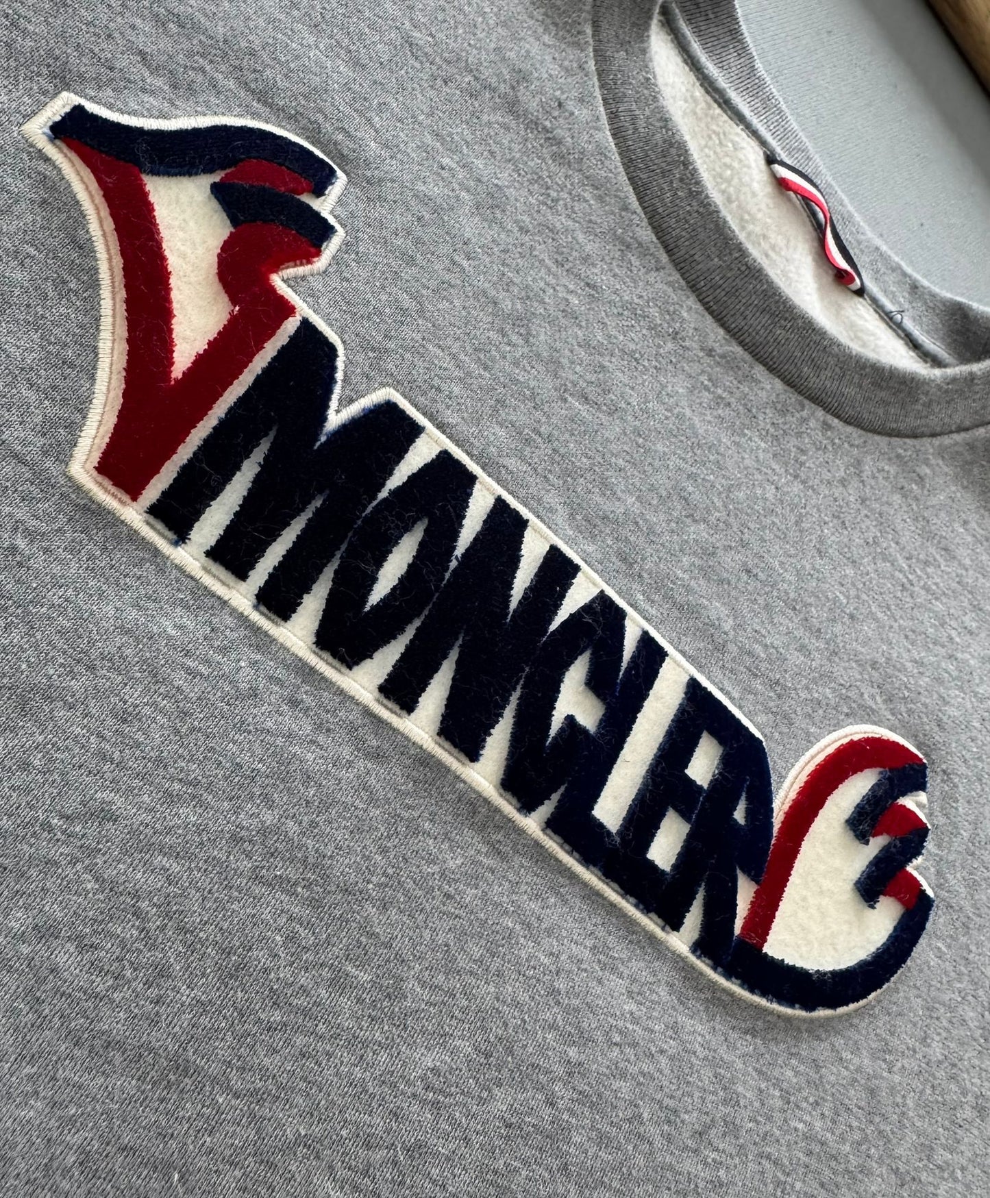 Moncler Maglia Genius 2 Moncler 1952 Grey Sweater - Size: XXL (24'' ptp)